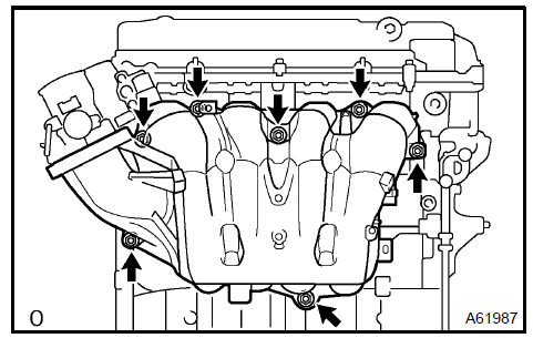 Toyota Camry: Cylinder head gasket (2AZ−FE)(From July, 2003) - Engine
